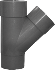 T-stuk 50mm 45° mof/mof/spie